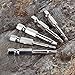 MMdex 5 Pieces in One Set Magnetic Triangle Head Screwdriver Bits S2 Steel 1/4 Hex Shank 50mm