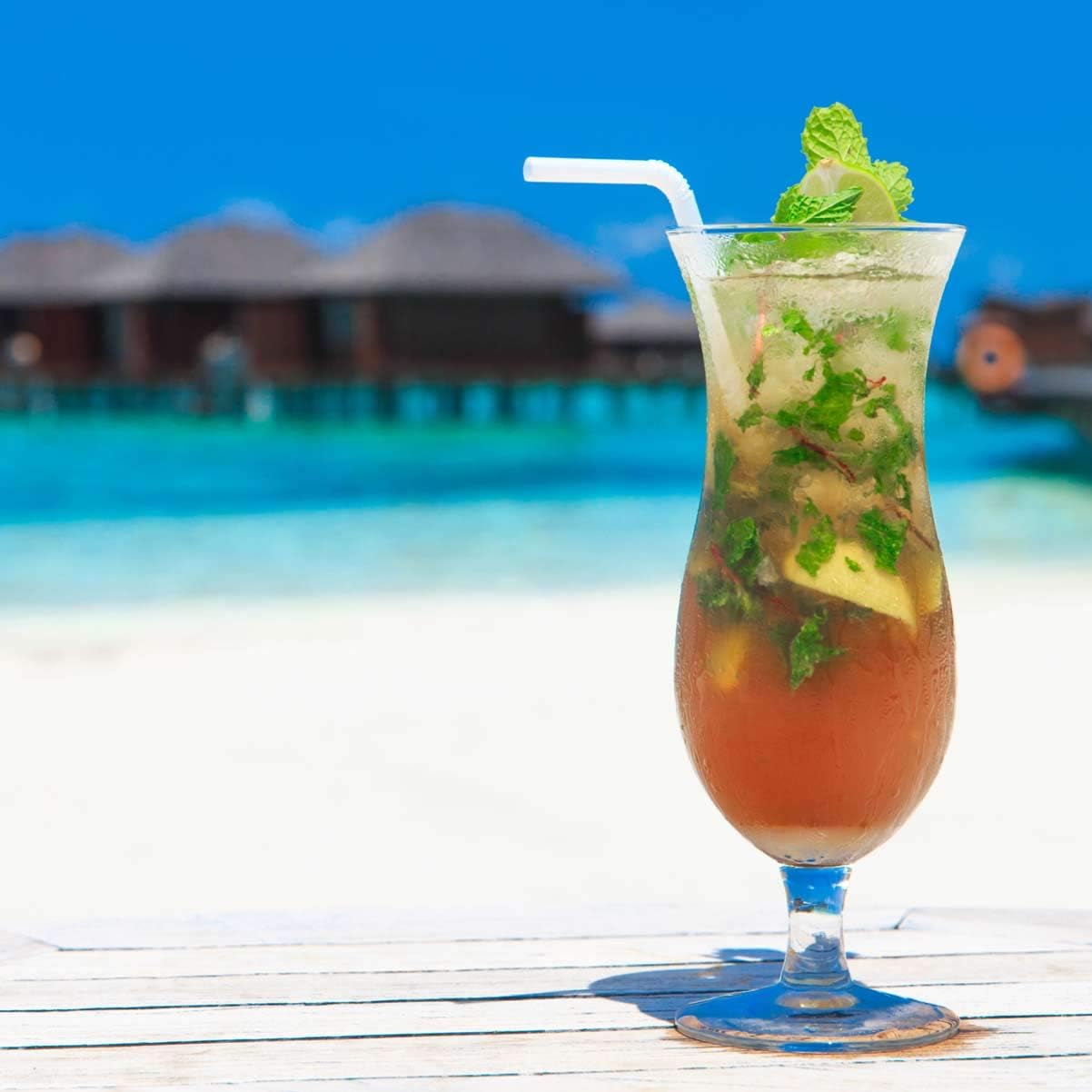 200-Pack 100% Plant-Based Compostable Straws - Plasticless Biodegradable Flexible Drinking Straws - A Fantastic Eco Friendly Alternative to Plastic Straws: Kitchen & Dining