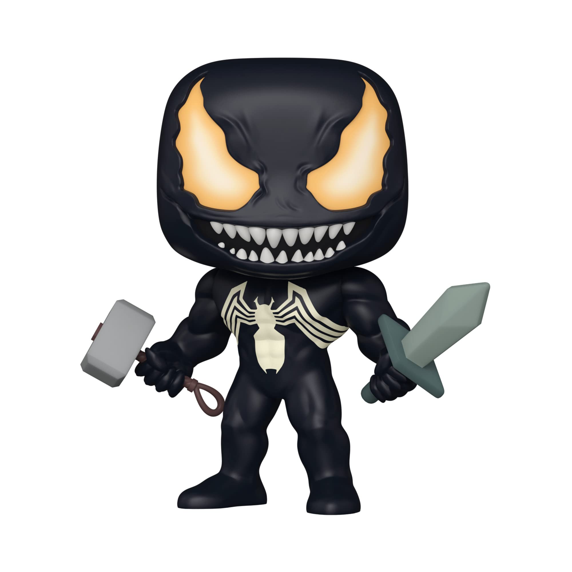 Funko 68247 Pop! Marvel: Venom - Venom with Mjolnir & Sword Exclusive #1141