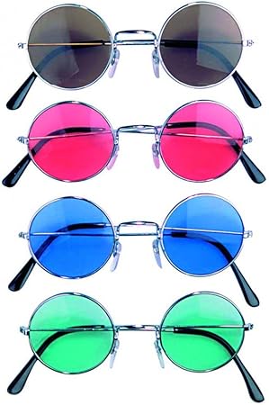 Round coloured glasses Clearance