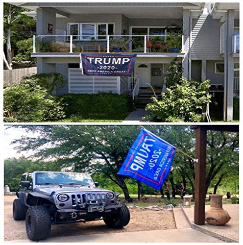 CaiDieNu Keep America Great Flag,President Donald Trump 2020 Flag Vivid Color and Fade Resistant 3x5 Feet with Brass Grommets-1 Piece