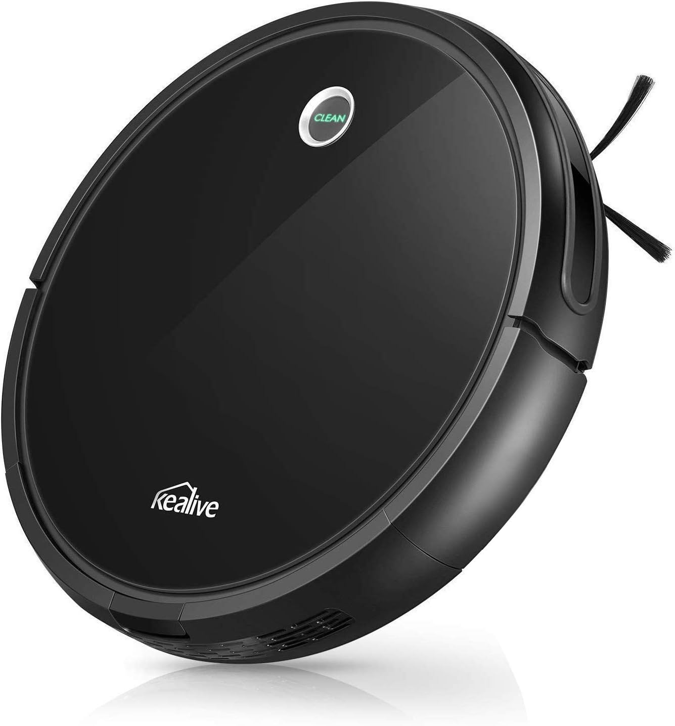 Robot Vacuum, 2000Pa Super-Strong Suction, 130 min Runtime, 360° Smart Sensor Protection System, Super-Thin, Self-Charging Robotic Vacuum, Cleans Hard Floors to Pile Carpets