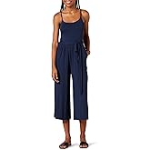 Amazon Essentials Women's Jersey Cami Cropped Wide Leg Jumpsuit