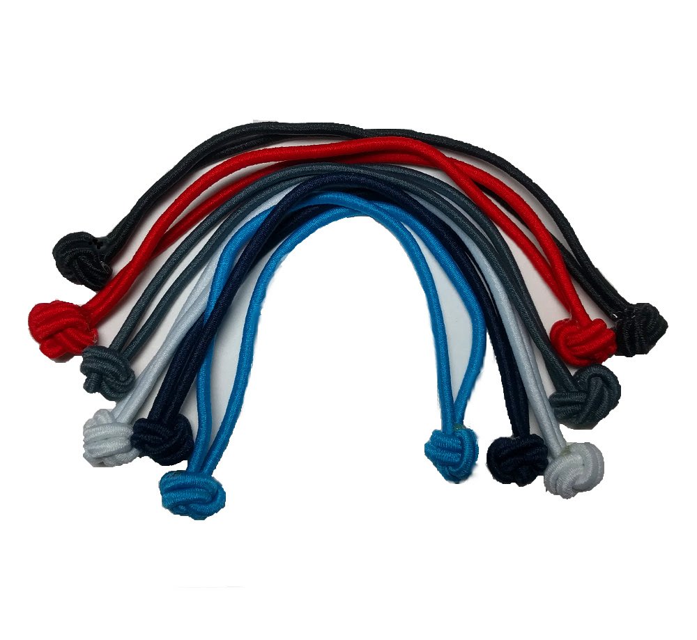 Jumbo Knotted Hair Tie Set of 4 // great for natural hair