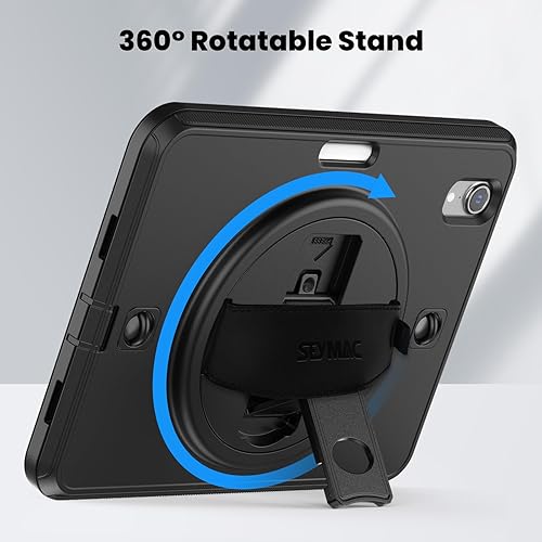 SEYMAC Case for iPad mini (A17 Pro) 2024/ Mini Inch, Shockproof  Protective Case with Screen Protector,