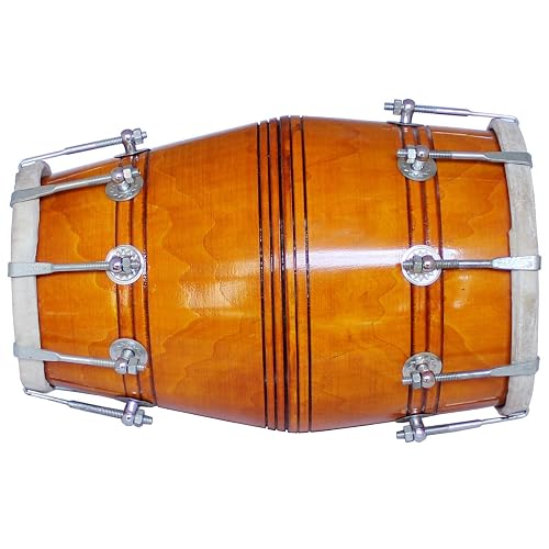 DHOLAK- DRUMS -18 - BOLT-TUNED MADE WITH MANGO WOOD HAND MADE INDIAN ...
