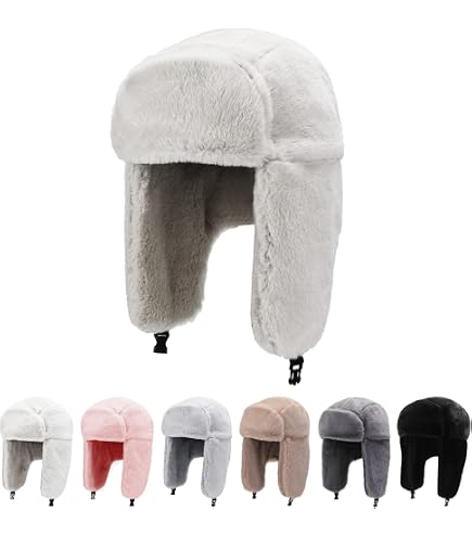 Amazon.com: Zhehao Winter Trapper Hat Gloves Scarf Set for 