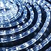 WYZworks 288LEDs, 25ft LED 3/8” Cool White Rope Light, Connectable Outdoor Permanent Waterproof Accent Exterior Lighting, Flexible Clear PVC, ETL Certified, Holiday, Backyard Patio, Home, Decor