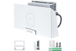 Star-Link Gen 3 Router Mount, All-in-One Wall Mount for Star Link Standard V3 Mesh and Power Supply, Cable Management, Linkoo