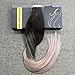 Ugeat 22inch 20Pcs 50Gram Tape in Hair Extensions Human Hair Ombre Tape in Real Remy Hair Extensions Tape in Ombre Hair Extensions Brown and Blonde Human Hair