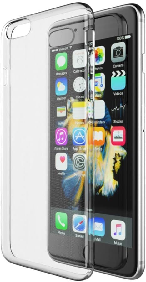 Crystal Clear Transparent Soft Jelly Flexible back case cover for Apple iPhone 6S 6