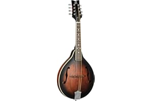Ortega Guitars, 8-String Americana Series A-Style Mandolin, Right, Whiskey Burst (RMA30-WB)