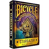 Bicycle Stargazer 204 Playing Cards Lagoon Nebula Hubble Design | Lagoon Nebula card backs, Constellation court cards, Gold-foil tuck case, 4th Stargazer edition