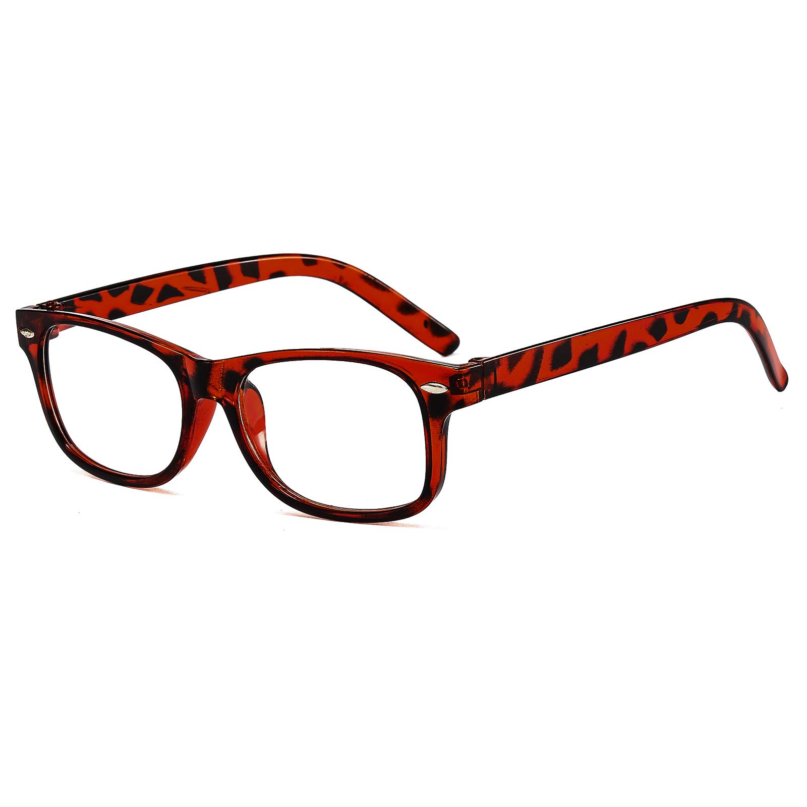 Suertree Reading Glasses Spring Hinge Computer Glasses Square Presbyopic Reader Glasses Aided Eyeglasses Unisex 2.0 KS9809 — image 1