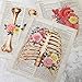 SUMGAR Vintage Prints Wall Art Human Anatomy Posters 8x10 Dictionary Unframed Prints Sechars - Abstract Human Brain Rib Cage Heart with Red Rose Painting Set of 3