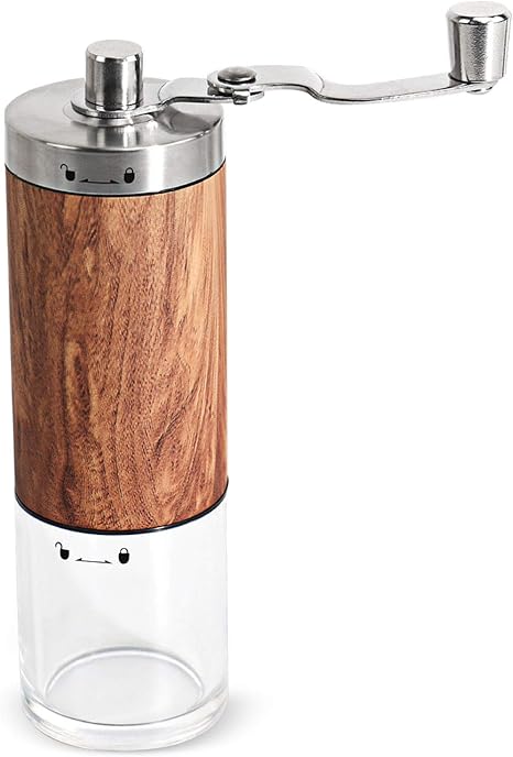 Amazon Kslong コーヒーミル 手挽き セラミック ステンレス 粒度調整機能 手動コーヒーミル アウトドア キャンプ 小型 取り外し可能 水洗い g 手挽きコーヒーミル オンライン通販