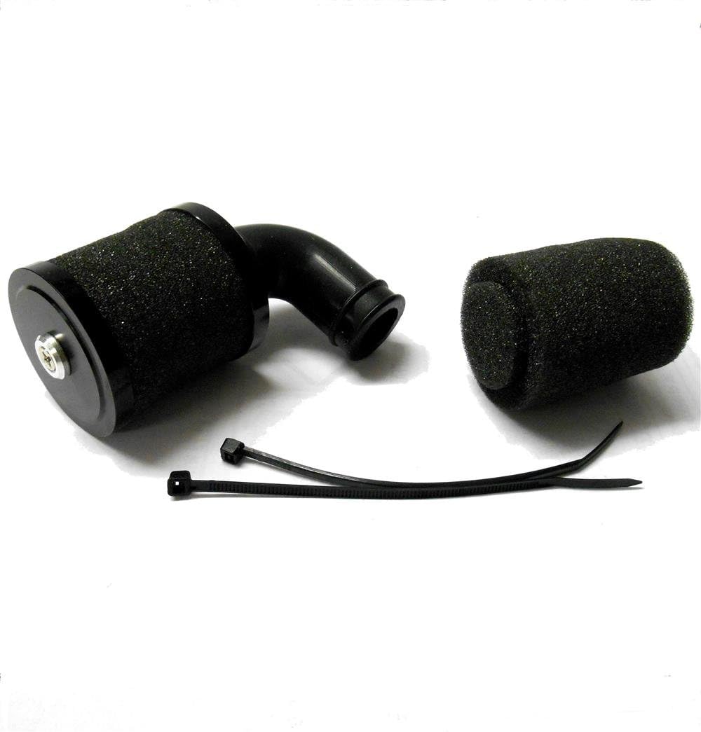 51701K 1/8 Scale Alloy Open RC Engine Air Filter Black .21 +