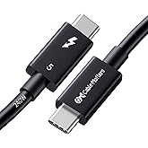 Cable Matters [Intel Certified] 80Gbps Thunderbolt 5 Cable with up to 120Gbps Bandwidth Boost and 240W Charging - 1m / 3.3ft,