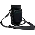 Wanty Neoprene 32 Oz Insulated Water Drink Bottle Cooler Pocket Carrier Sleeves Tote Bag with Adjustable Straps for Climbing Cycling and Running Outdoor Activities (32 Oz)
