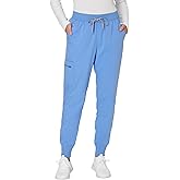 Hanes Womens Scrub Joggers, Comfort Fit Healthcare Pants for Women, Moisture-Wicking Medical Scrubs with Odor Control