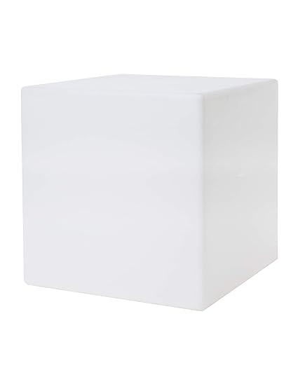8 seasons design | Dekowürfel beleuchtet Shining Cube (E27, 43 cm groß, Indoor & Outdoor, UV-, regen- und frostfest, Gartenle
