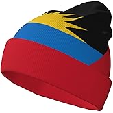 Cute Flag Hat Caps for Men Women Winter Slouchy Knit Beanie Hats Soft Ski Hat