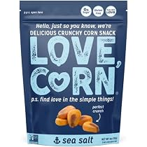 Amazon.com: LOVE CORN Sea Salt | Delicious Crunchy Corn Natural ...