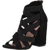 Chinese Laundry Women's Tegan Gladiator Sandal - Strappy Dress Sandal With Stacked Heel