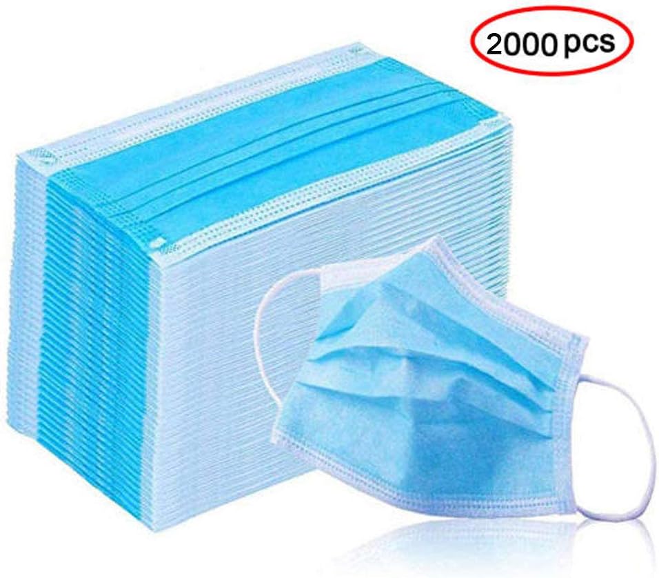 Disposable 20 PCS Filter 3-ply Face Mask Disposable Guard tool Surgical masque anti pollution Personal Protection Dust-Proof Anti Spittle Eye Mask