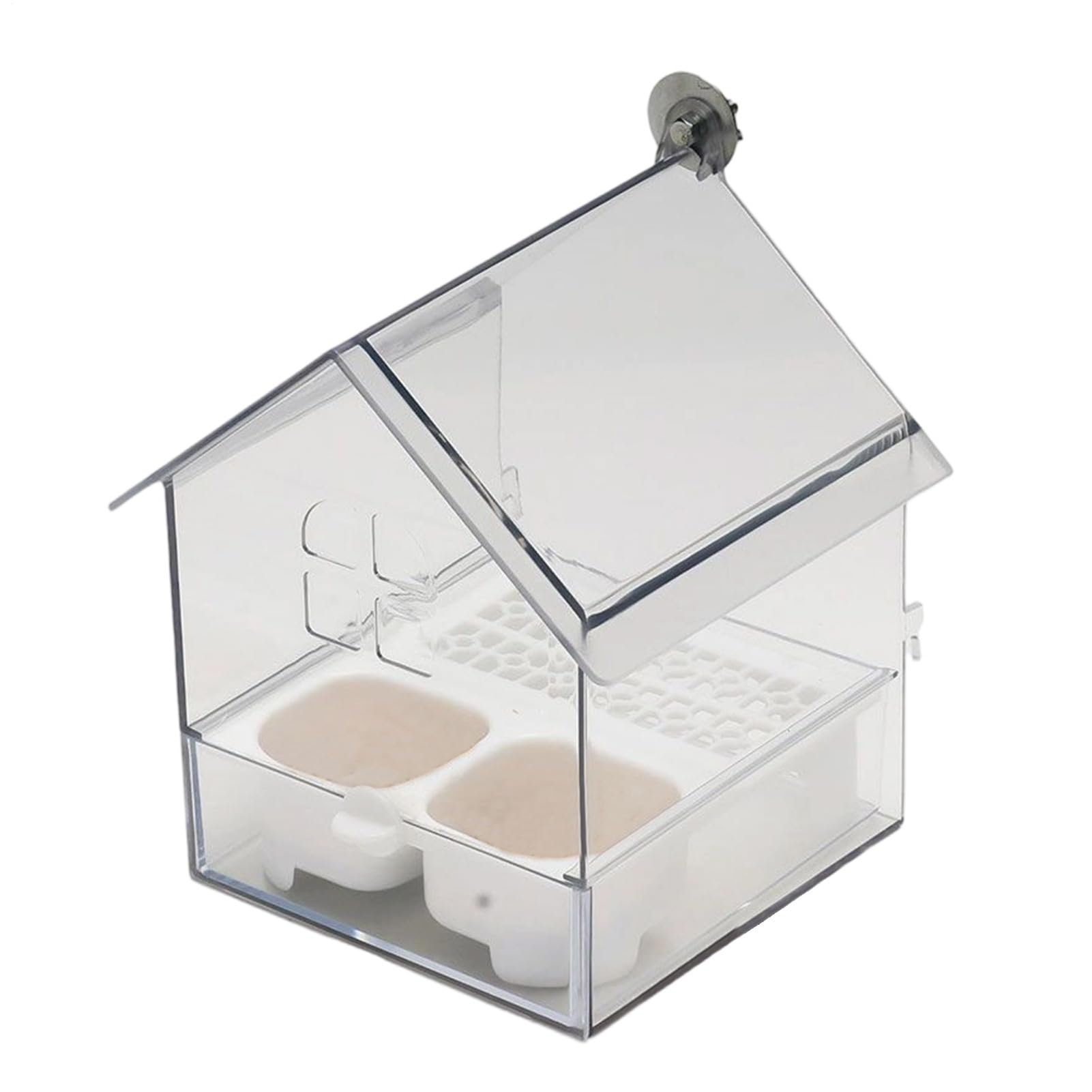 Pull-Out External Parrot Feeder, Long-Lasting