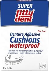 Secure Denture Adhesive Strips 15 Pack - Strong All Day Hold view 1