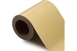 Coengwui Peel and Stick Wallpaper Border Mirror Edging Tape Sticker for Bathroom Kitchen Table Decoration (Brushed Gold, 32.8ft x 3.9in)