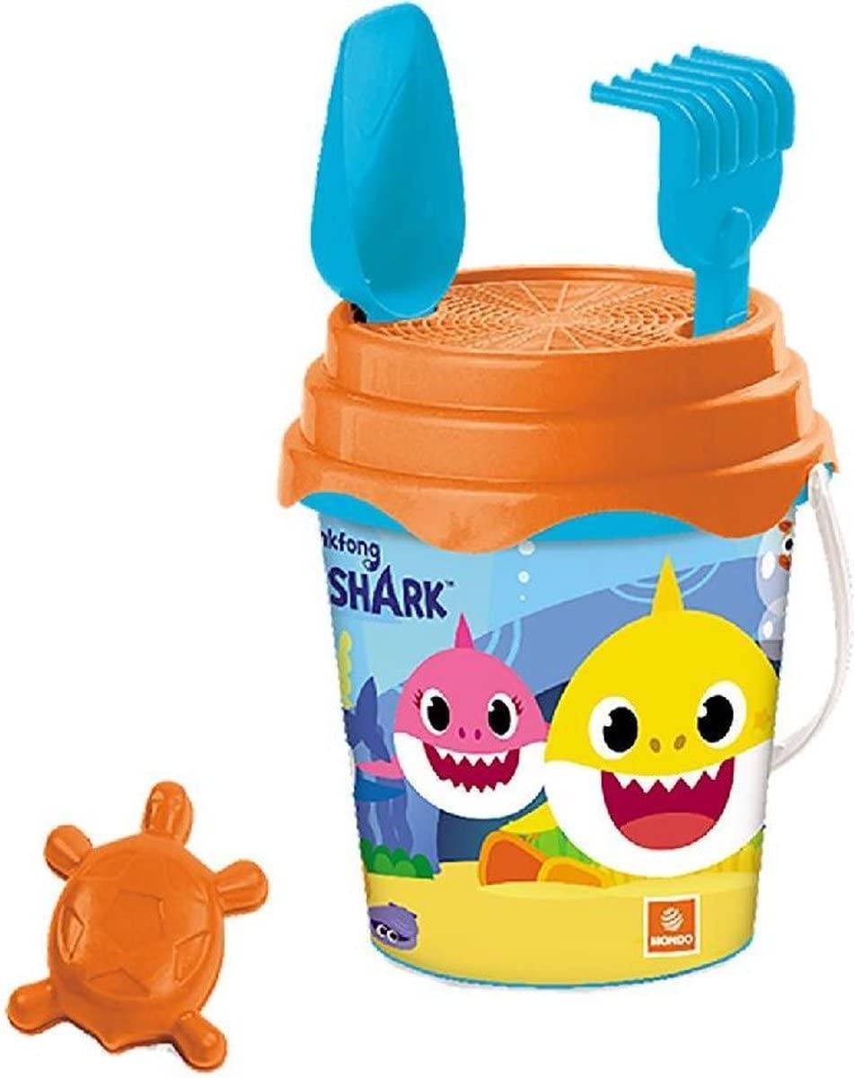 Mondo -28643 Pinkfong 2005738 Baby Shark Renew Toys Bio Sea Set, Multicoloured, 17 cm