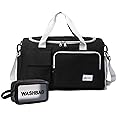 Small Gym Bag for Women, Travel Duffle Bag Carry On Weekender Bag with Shoe Compartment