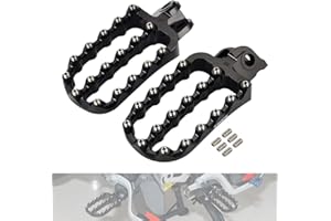 NICECNC Rally Style Wide Rider Foot Pegs Footpeg Pedals Footsteps Compatible with KTM 790 890 Adventure/R,690 Enduro R/SMC R,950 990 1050 1090 1190 1290 Adventure/R/S/T,Forged from 6061 Aluminum,Black