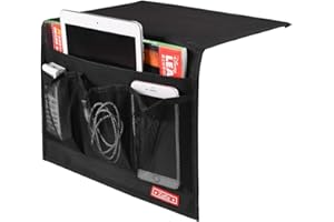 Zafit Bedside Storage Organizer, Table Cabinet Storage Organizer Bedside Organizer Caddy for Remotes Phone Glasses