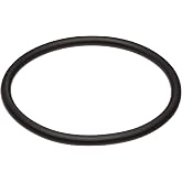 228 Buna-N O-Ring, 50A Durometer, Round, Black, 2-1/4" ID, 2-1/2" OD, 1/8" Width (Pack of 10)