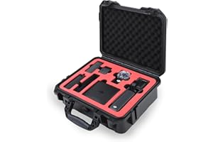 Drogear Waterproof Hard Case for DJI Osmo Pocket 3 / Creator Combo/Power Expansion Combo | Shockproof, Dustproof Protective S