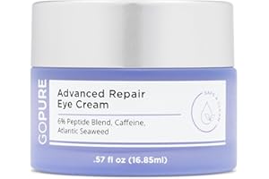 goPure Advanced Repair Eye Cream - Under Eye Cream for Puffiness, Bags, and Dark Circles, Visibly Improve the Look of Fine Lines, Wrinkles, and Crows Feet - 0.57 fl oz