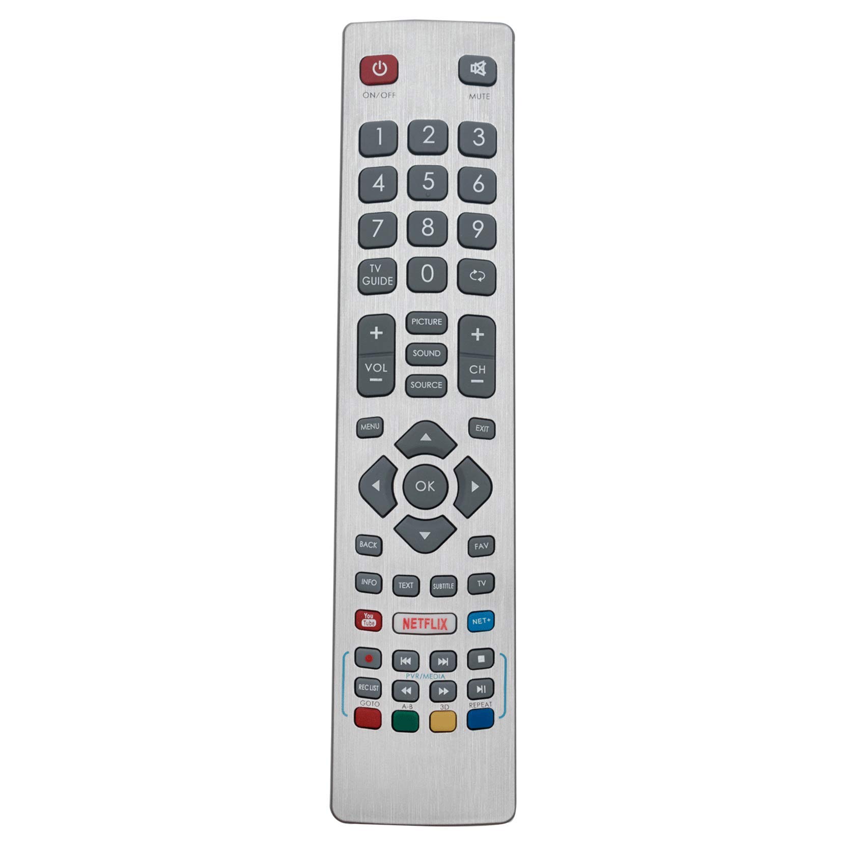 VINABTY SHW/RMC/0115 Replaced Remote controller fit for SHWRMC0115 Smart TV SHW/RMC/0128 SHWRMC0128 LC-32HG5341K LC-40UG7242K LC-40UG7252K LC-40UI7352E