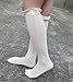 Cozy Design Women's Chevron Pattern Knee High Lace Trim Boot Socks