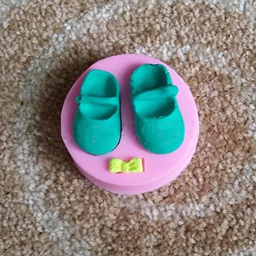 Great Chance Baby Shoe Shape Silicone Cake Mold Candy Jelly Fondant Making Mold Tools