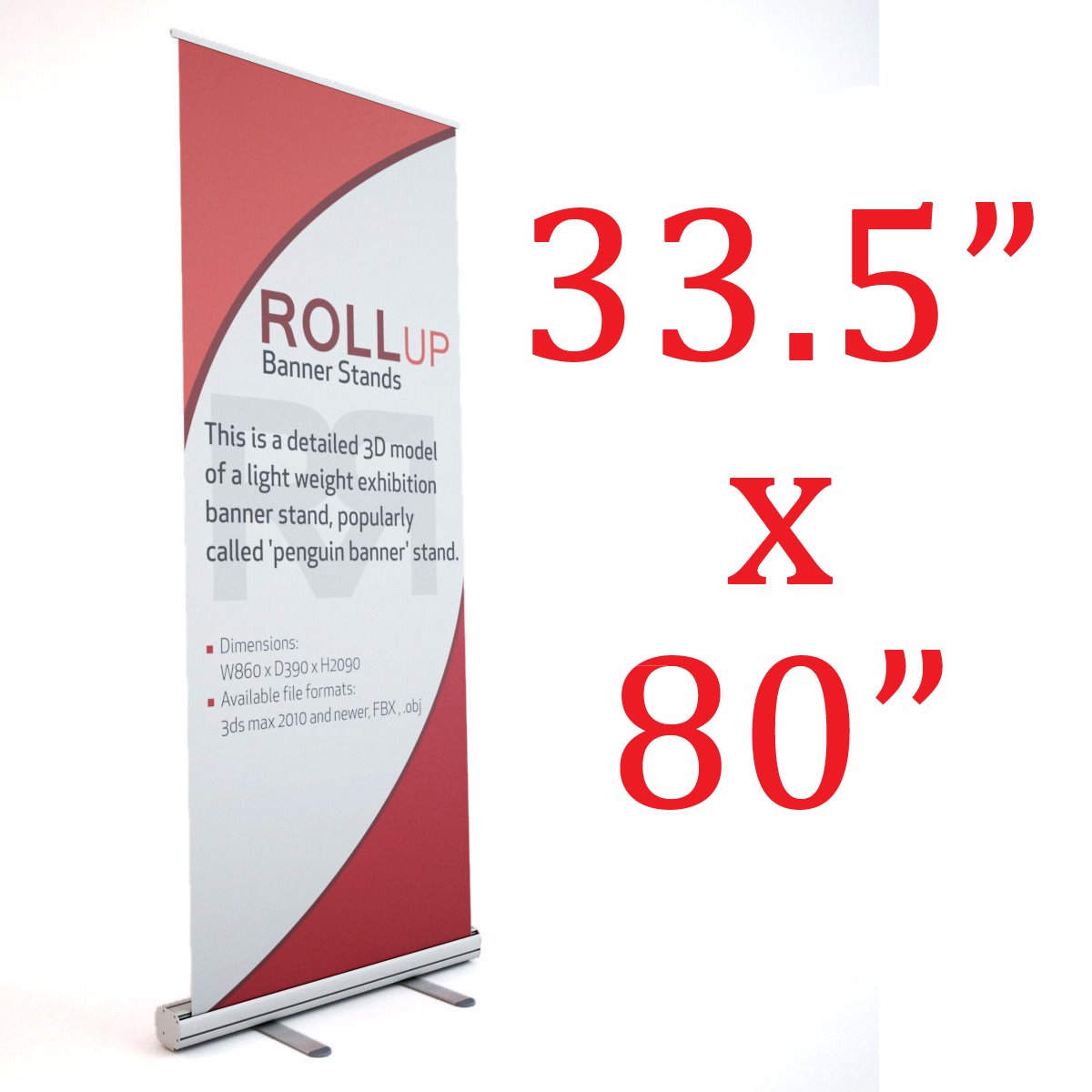 Galleon 33 5 X80 Roll Up Banner Stand Trade Show Display Top