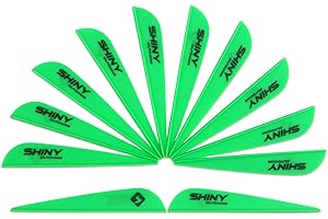 TIGER ARCHERY 3Inch Arrow Fletching Vanes Plastic Feather for DIY Archery Hunting Targeting Arrows(50 PK)