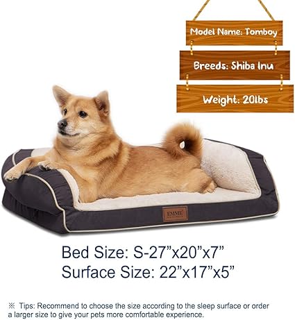 Amazon Com Emme Orthopedic Dog Beds 27 36 44 50 Inches For Small
