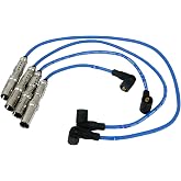 NGK (57021) RC-VWC039 Spark Plug Wire Set | Replaces 671-4125 671-4129 7588 55602 175-6224 144054 700066 35-4413. Ends misfire, crossfire &amp; RFI.