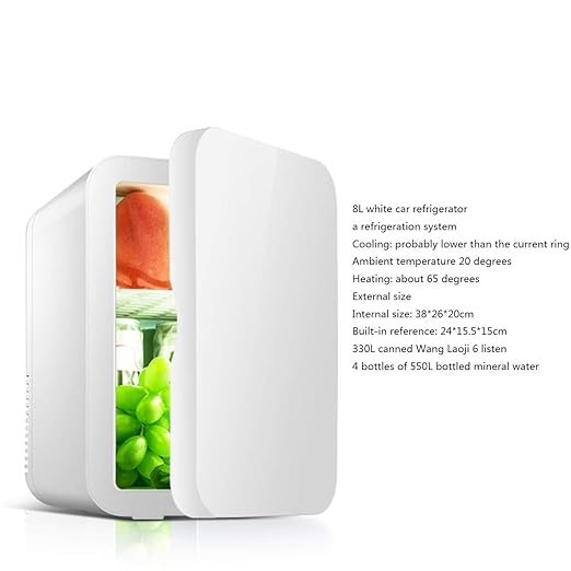 Dapang Mini Refrigerador con Puerta De Vidrio Templado Enfría Y ...