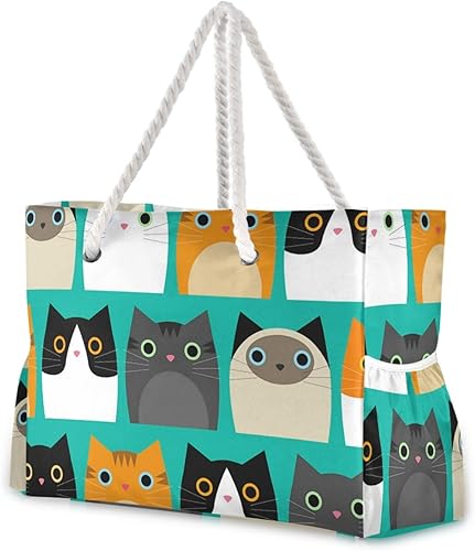 Amazon ビーチバッグ トートバッグ マザーズバッグ スポーツバッグ かわいい アニマル柄 動物 買い物バッグ エコバッグ レディースバッグ バーベキューバッグ 超大容量 レジャー 防水 旅行 携帯に便利 Zsy ドライバッグ スタッフバッグ