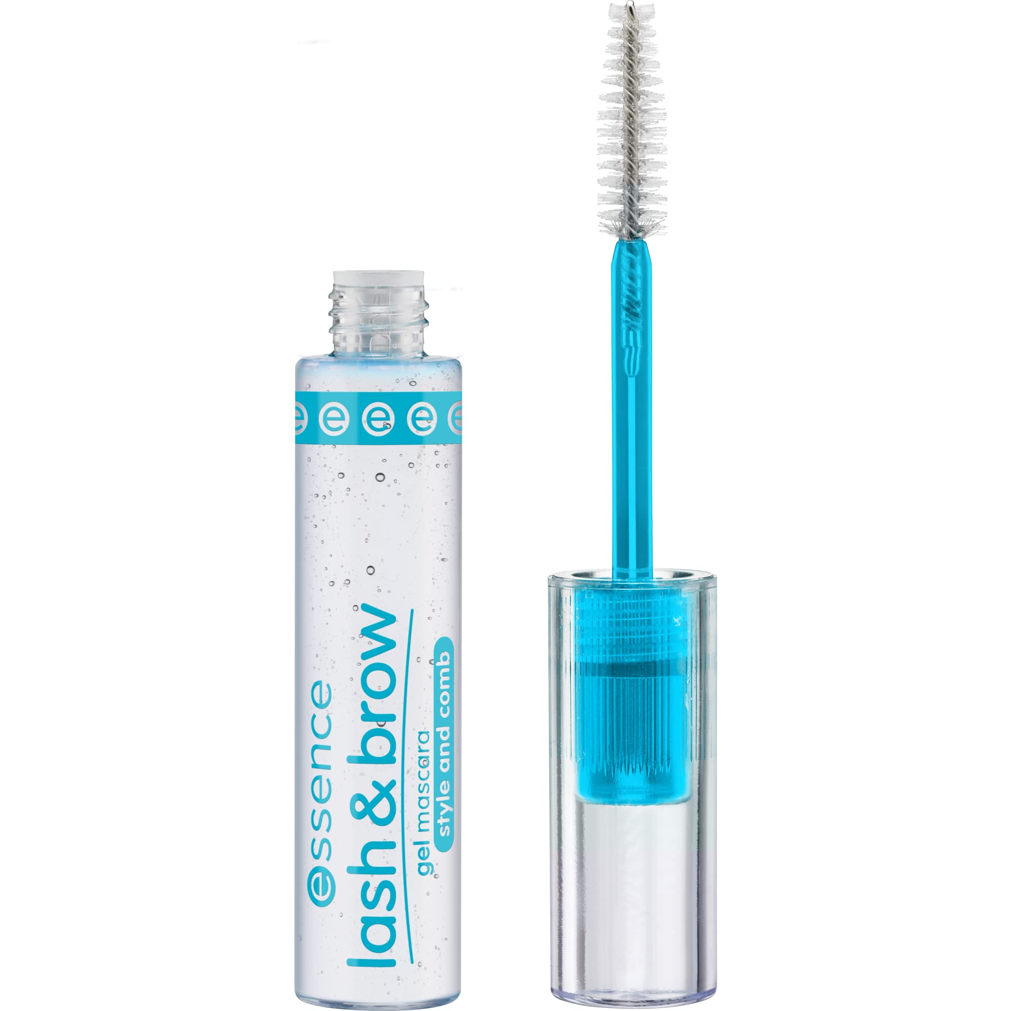 essence Lash and Brow Gel Mascara – Transparent gel mascara for brows and lashes, provides definition and hold for a natural look,ideal for eye makeup, 3 pack (3x9 ml),