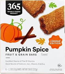 365 by Whole Foods Market, Pumpkin Spice Fruit and Grain Bars, 7.8 Ounce